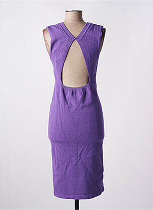 Robe mi-longue violet OGL femme