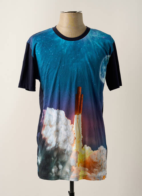 T-shirt bleu MORA pour homme