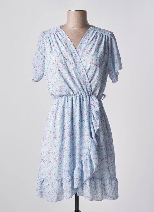 Robe courte bleu HAILYS pour femme