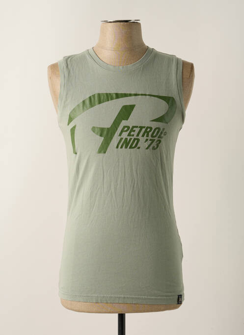 T-shirt vert PETROL INDUSTRIES pour homme