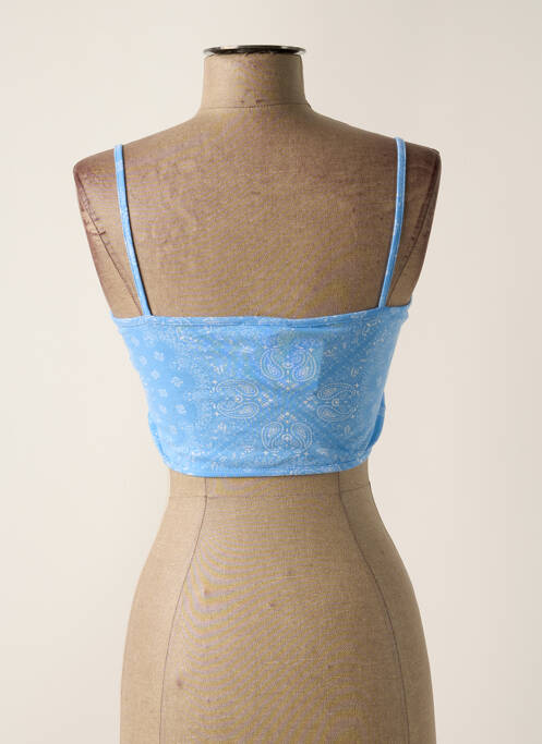 Top bleu SUBDUED pour femme