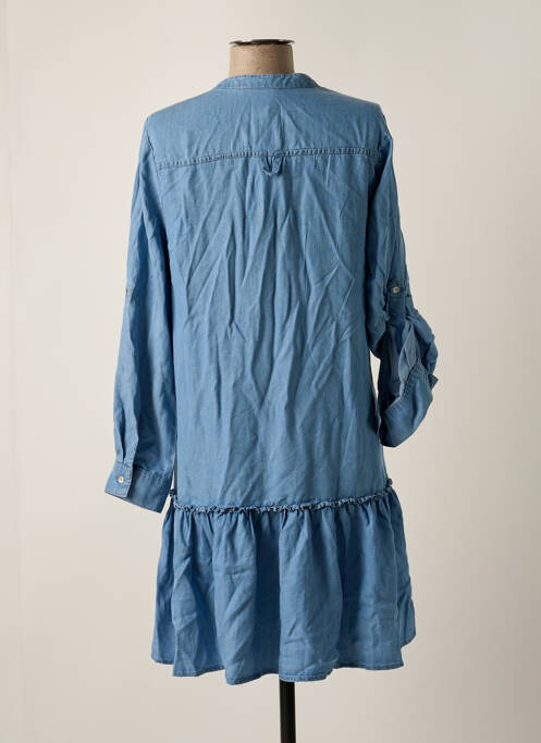 Robe mi-longue bleu HAILYS pour femme