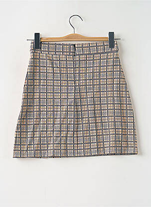 Mini-jupe beige CEMI femme