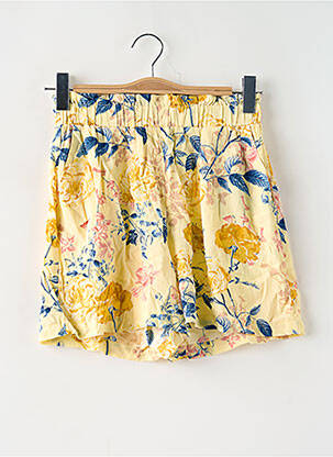 Short jaune ONLY pour femme