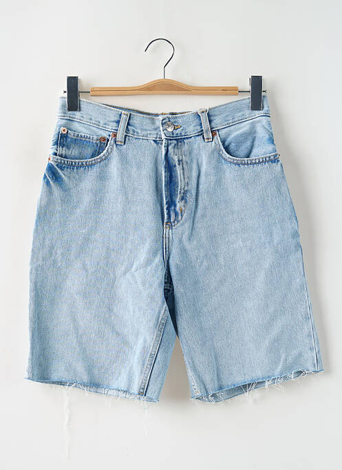 Short bleu MANGO pour femme