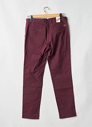Pantalon chino rouge JACK & JONES homme