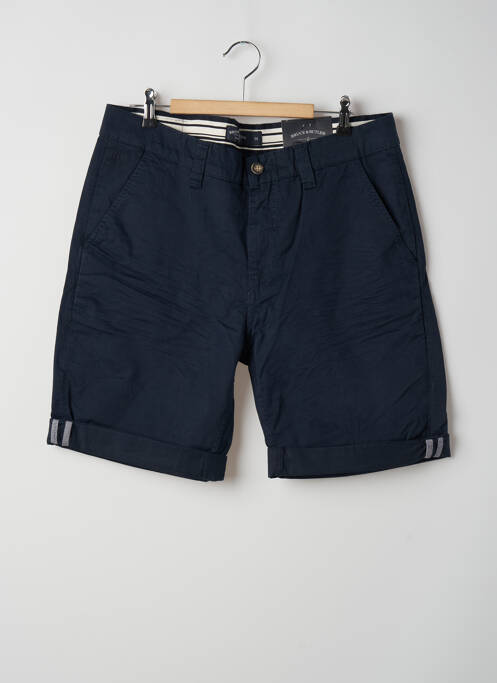 Short bleu BRUCE & BUTLER  pour homme