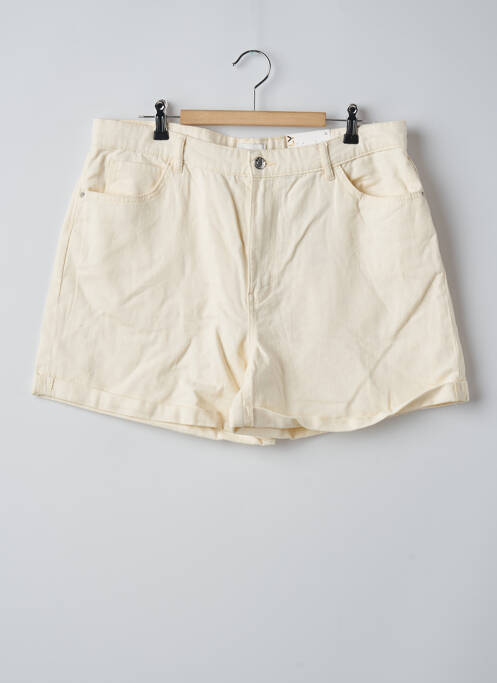 Short beige ONLY pour femme