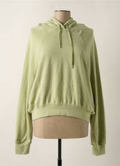 Sweat-shirt à capuche vert HAILYS pour femme seconde vue