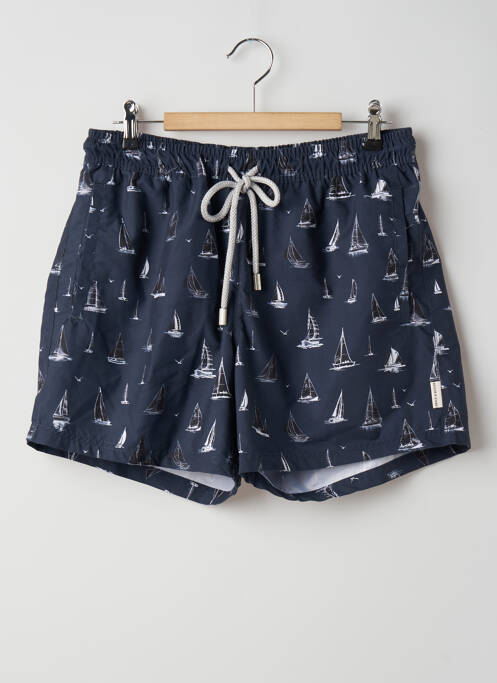 Short bleu BRUCE & BUTLER  pour homme