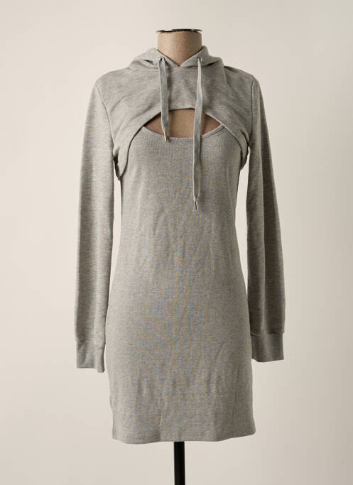 Robe mi-longue gris TALLY WEIJL pour femme