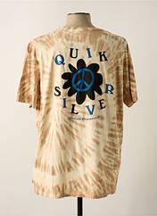 T-shirt beige QUIKSILVER pour homme seconde vue