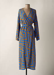 Robe mi-longue bleu YOUNG DESIGNERS femme