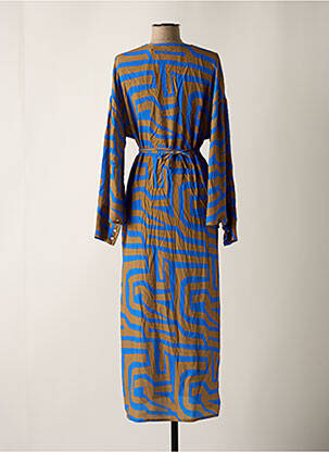 Robe mi-longue bleu YOUNG DESIGNERS femme