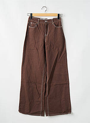 Jeans coupe large marron NEON & NYLON femme