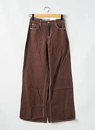 Jeans coupe large marron NEON & NYLON femme