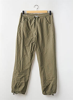 Pantalon droit vert SUBDUED femme
