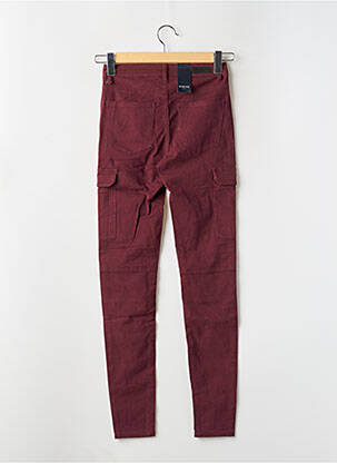 Pantalon cargo rouge PIECES femme