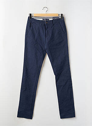 Pantalon chino bleu BRUCE & BUTLER  homme