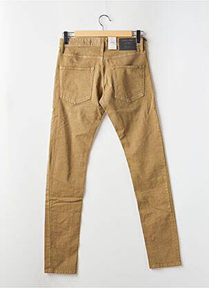 Jeans coupe droite marron JACK & JONES homme