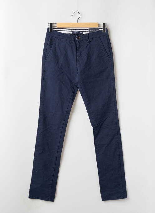 Pantalon chino bleu BRUCE & BUTLER  pour homme