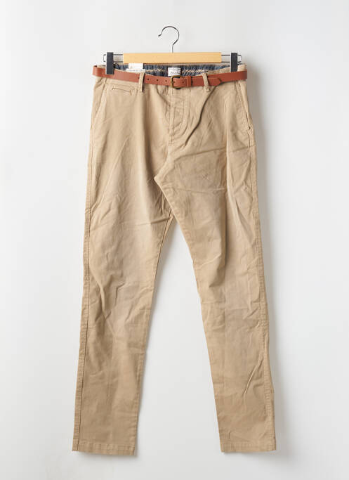 Pantalon chino beige JACK & JONES pour homme