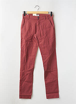 Pantalon chino rouge SHINE homme