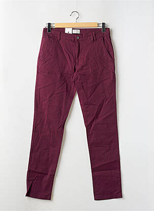 Pantalon chino rouge SHINE homme
