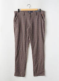 Pantalon chino marron BRUCE & BUTLER  homme