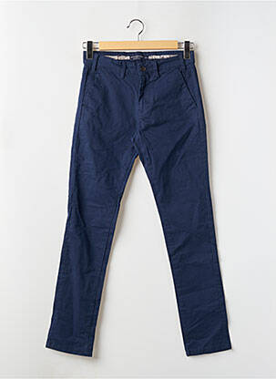 Pantalon chino bleu BRUCE & BUTLER  homme