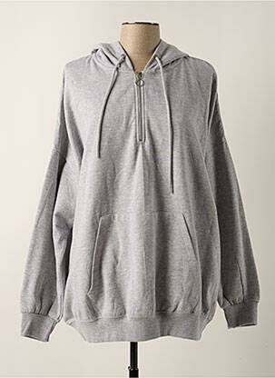 Sweat-shirt à capuche gris TALLY WEIJL pour femme