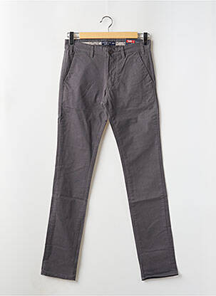 Pantalon chino gris BRUCE & BUTLER  homme
