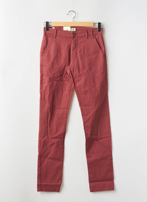 Pantalon chino rouge SHINE pour homme