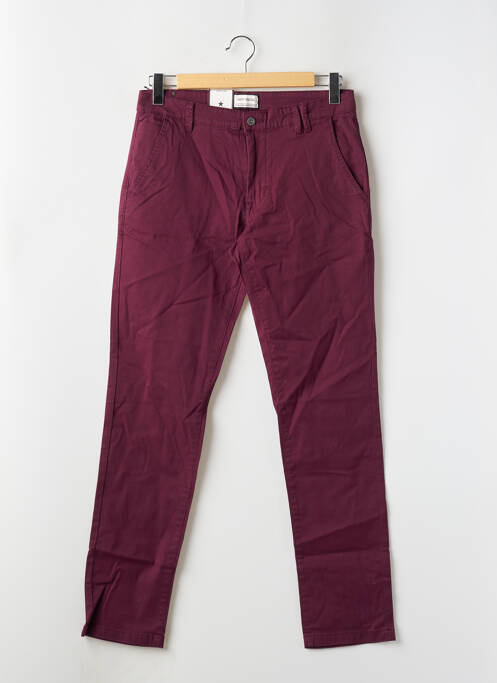 Pantalon chino rouge SHINE pour homme