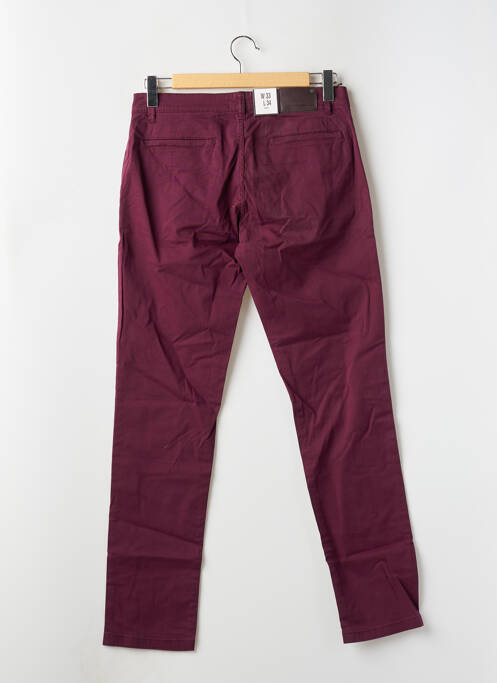 Pantalon chino rouge SHINE pour homme