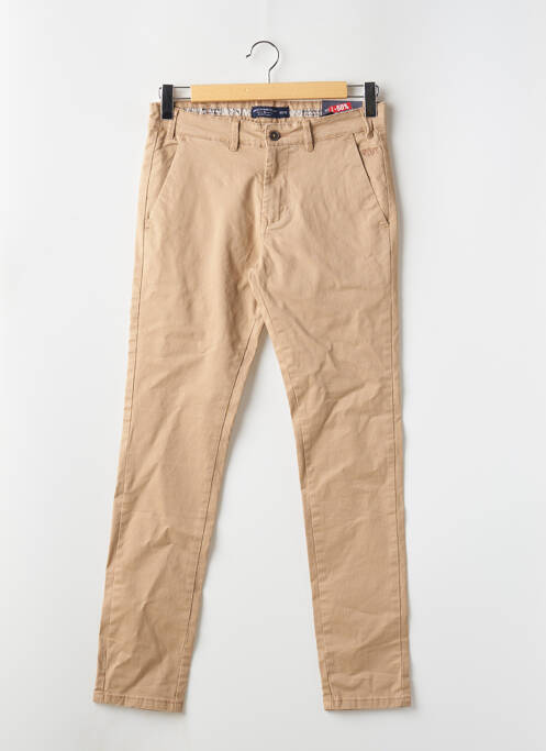 Pantalon chino beige BRUCE & BUTLER  pour homme