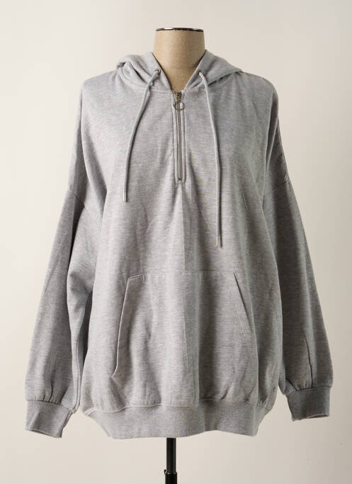 Sweat-shirt à capuche gris TALLY WEIJL pour femme