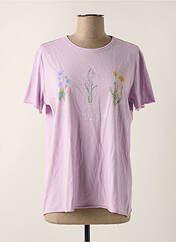 T-shirt violet ONLY pour femme seconde vue