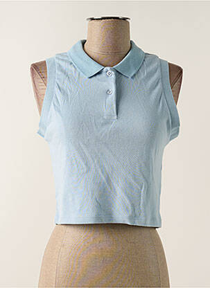 Polo bleu SUBDUED pour femme