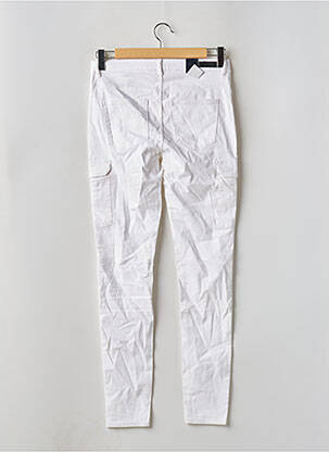 Pantalon cargo blanc PIECES femme
