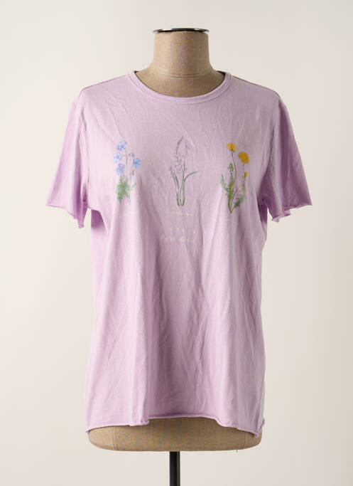 T-shirt violet ONLY pour femme