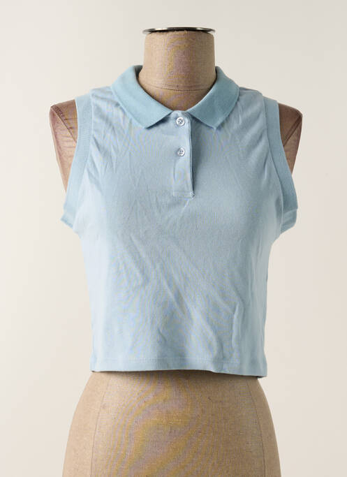 Polo bleu SUBDUED pour femme