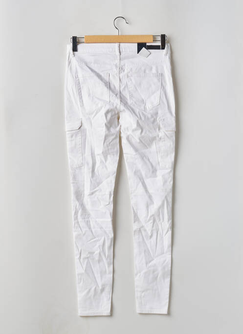 Pantalon cargo blanc PIECES pour femme