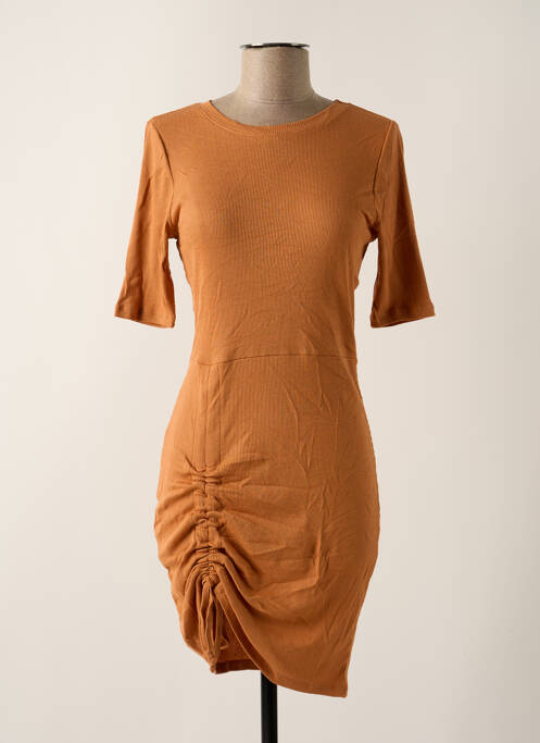 Robe mi-longue orange ONLY pour femme