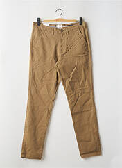 Pantalon chino marron SELECTED pour homme seconde vue