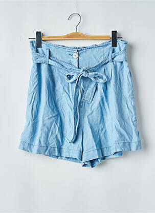 Short bleu MANGO pour femme