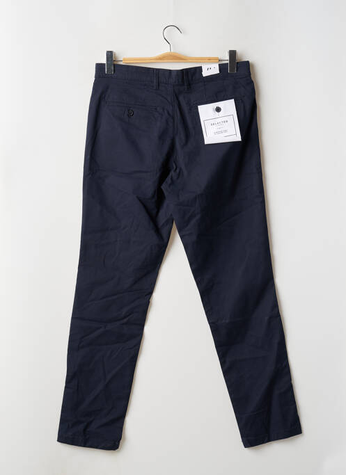 Pantalon chino bleu SELECTED pour homme