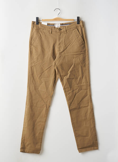 Pantalon chino marron SELECTED pour homme