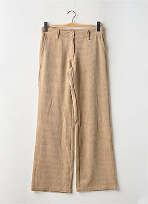 Pantalon flare beige SUBDUED femme