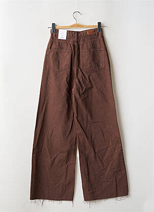 Jeans coupe large marron SUBDUED femme